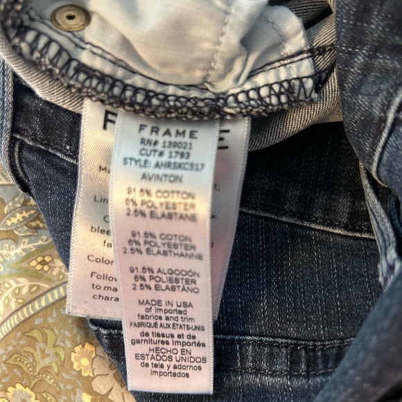 Frame High Rise Ali Skinny Jeans - Picture 10 of 10